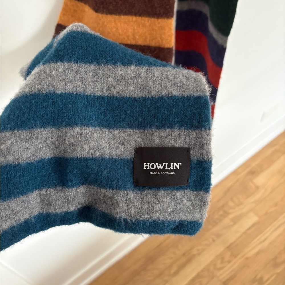 Howlin Wool Striped Scarf
